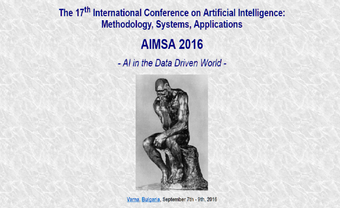17-та Международна конференция AIMSA 2016