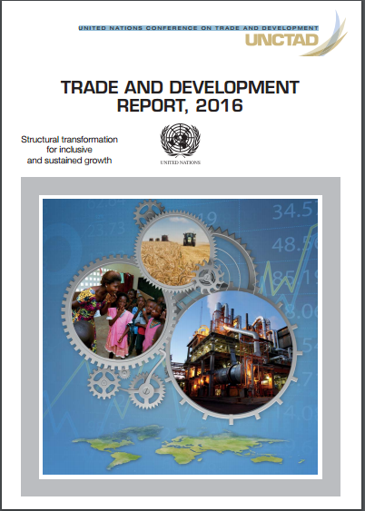 Представяне на доклад на ЮНКТАД „Търговия и развитие 2016“