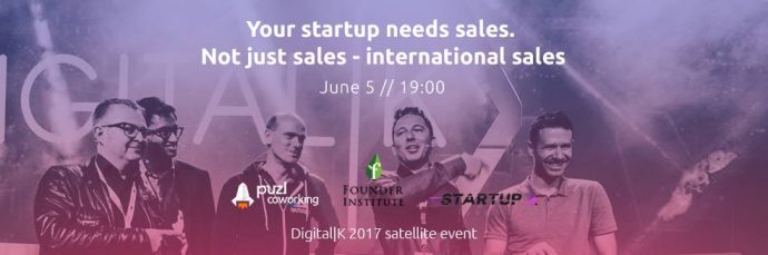 Уъркшоп „Your startup needs sales. Not just sales – international sales“