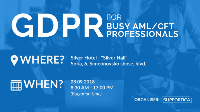 GDPR for Busy AML/CFT Professionals