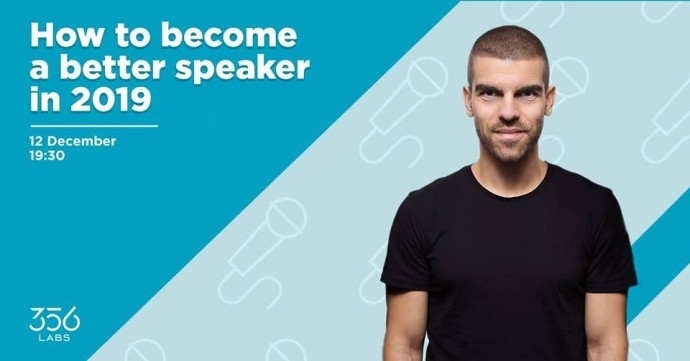 Събитие „How to become a better speaker in 2019“