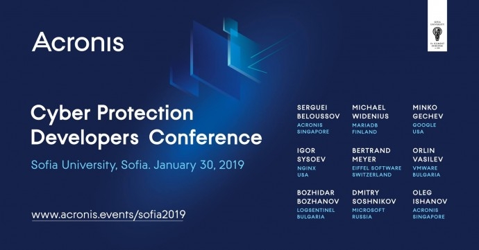 Acronis Cyber Protection Developers Conference