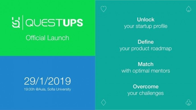 Събитие „Questups 1.0: Startup Profiled, Mentor Matched, Quest Completed“