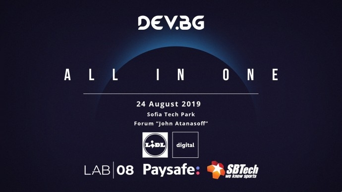 Събитие „DEV.BG All In One 2019“