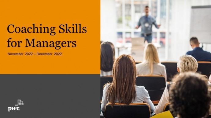 The new edition of the Coaching skills for Managers course by The PwC Academy