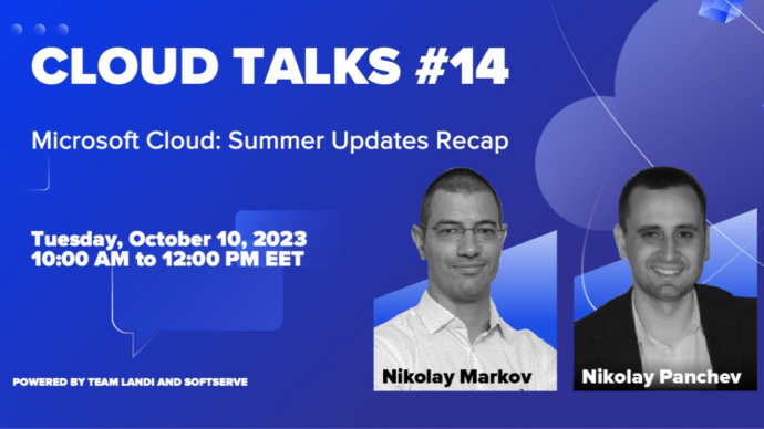 Cloud Talks #14 Microsoft Cloud: Summer Updates Recap