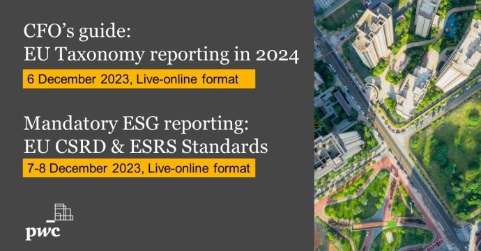 PwC’s Academy invites you to 2 trainings, covering 2 of the hottest ESG topics