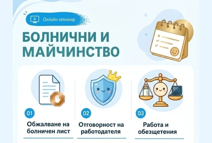 Болнични и майчинство: практически казуси, обжалване на болничен лист, отговорности на работодателя, съвместяване на обезщетения и трудова дейност